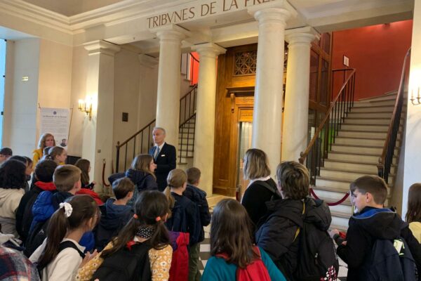 Ecole de Cailly visite AN 4
